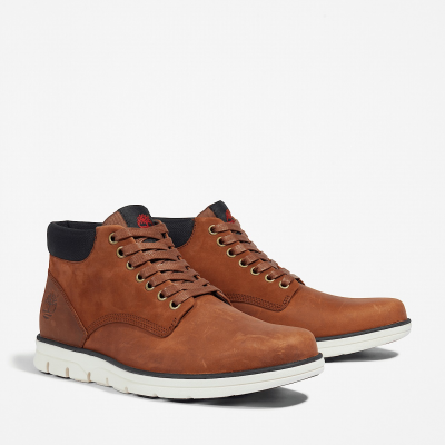 TIMBERLAND - BRADSTREET MID LACE UP SNEAKER BROWN - MARRON