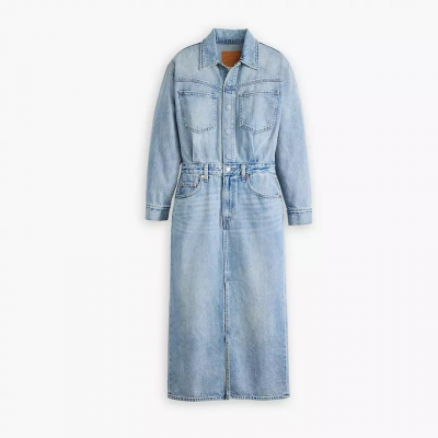 LEVIS - WESTERN DENIM MIDI DRESS