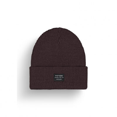 PICTURE - YORK BEANIE - P CHICORY COFFEE