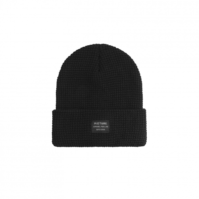 PICTURE - YORK BEANIE - A BLACK