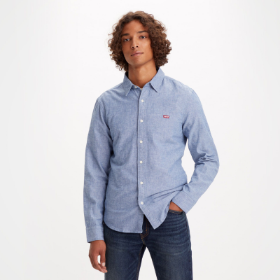 LEVIS - LS BATTERY HM SHIRT SLIM NAVY PEONY