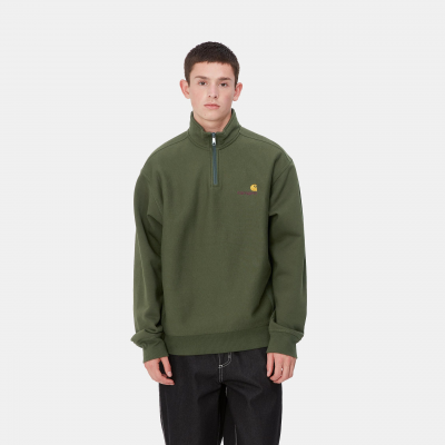 CARHARTT WIP - HALF ZIP AMERICAN SCRIPT SWEAT