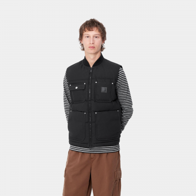 CARHARTT WIP - RAYLEY VEST - BLACK