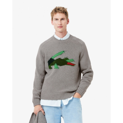 LACOSTE - PULL COTON UNI COL ROND