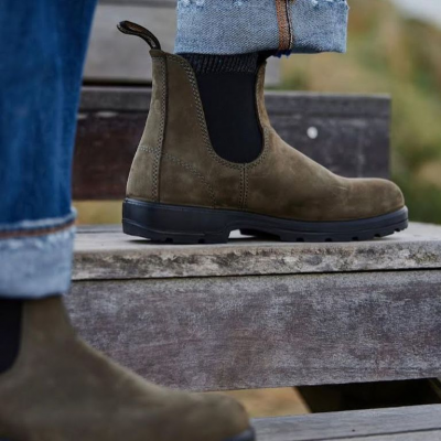BLUNDSTONE - CLASSIC CHELSEA BOOTS - KAKI