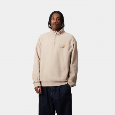 CARHARTT WIP - HALF ZIP AMERICAN SCRIPT SWEAT