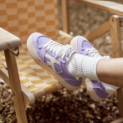 FAGUO - WALNUT PLATFORM COTTON - LIGHT PURPLE