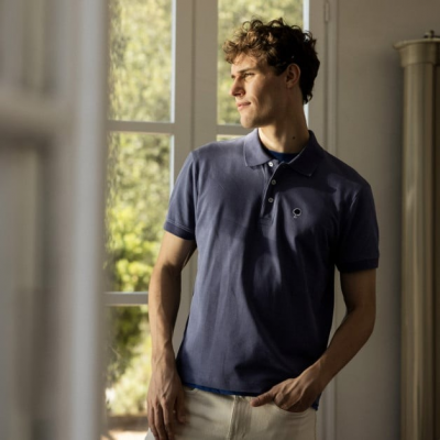 FAGUO - LUMIGNY POLO COTTON - MARINE