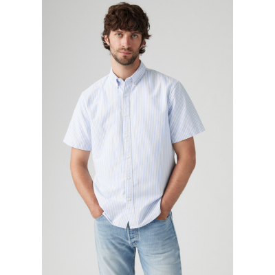 LEVIS - SS AUTHENTIC BUTTON DOWN WAYLON STRIPE D - BLEU
