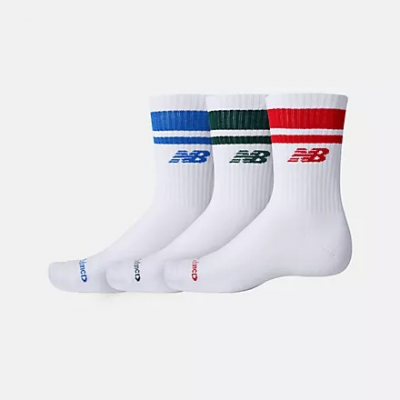 NEW BALANCE - EVERYDAY STRIPE MIDCALF 3 PACK