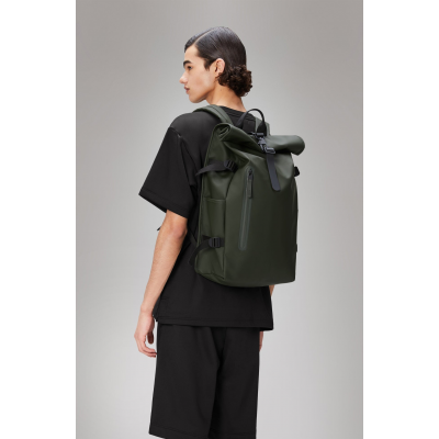 RAINS - ROLLTOP RUCKSACK LARGE W3 - KAKI