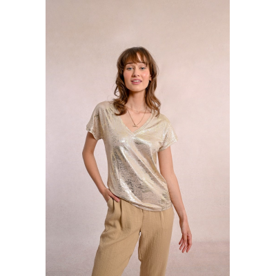 MOLLY BRACKEN - LADIES KNITTED TEE