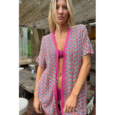 MOLLY BRACKEN - LADIES KNITTED KIMONO