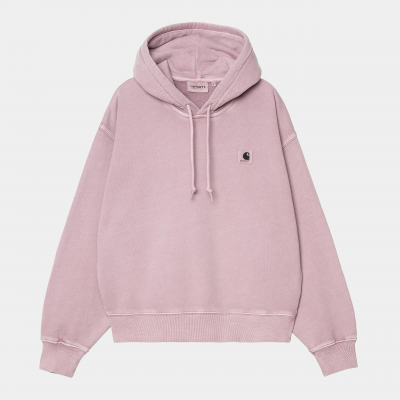 CARHARTT - W' HOODED NELSON SWEAT - ROSE