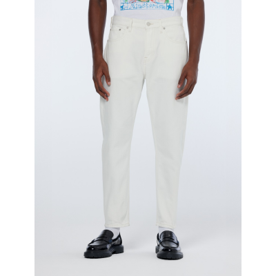 SCOTCH AND SODA - DEAN LOOSE TAPER JEANS - TENNIS WHITE