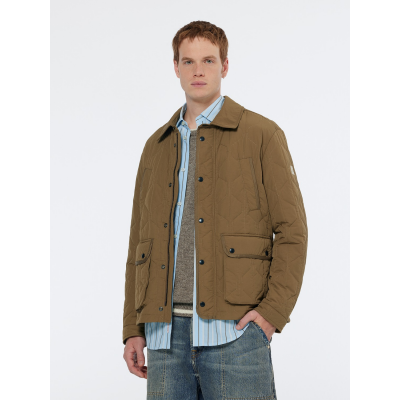 SCOTCH AND SODA - GEOMETRIC QUILTED COAT