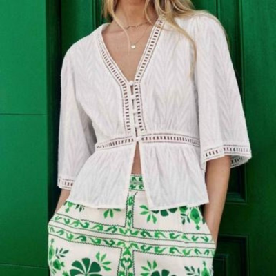 LA PETITE ETOILE - BLOUSE - BLANC