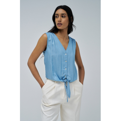 SALSA - SHIRT LIGHTDENIM WITH 