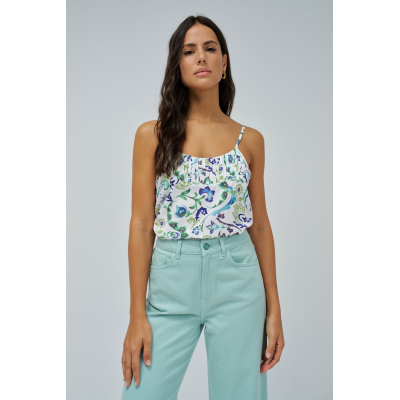 SALSA - STRAPPY TOP WITH NECKLI