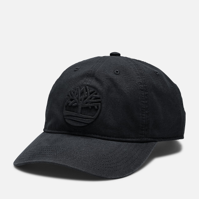 TIMBERLAND - SOUNDVIEW CANVAS EMBROIDERED CAP - NOIR