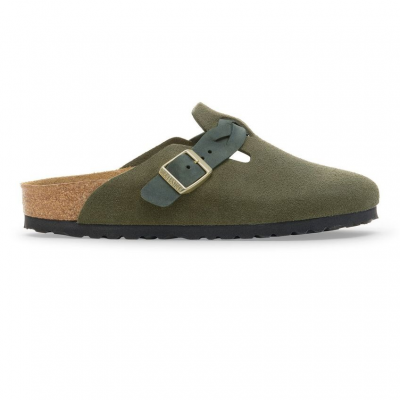 BIRKENSTOCK - BOSTON BRAIDED SUEDE LEATHER
