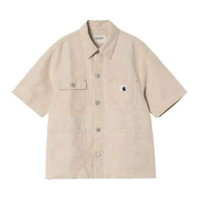 CARHARTT WIP - W' S/S MICHIGAN SHIRT - BEIGE