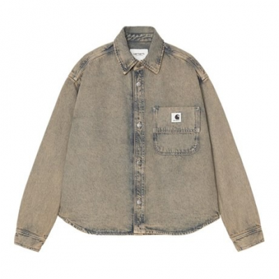 CARHARTT WIP - W' GEORGIA SHIRT JACKET - GRIS