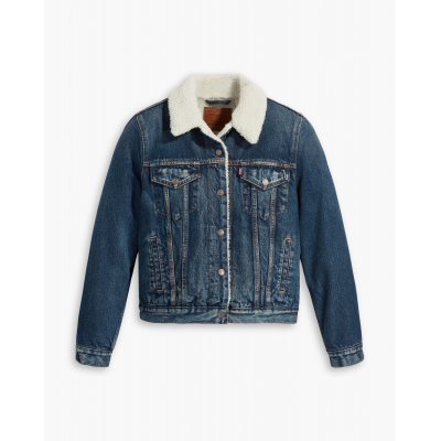 LEVIS - ORIGINAL SHERPA TRUCKER THAT NEW NEW - BLEU