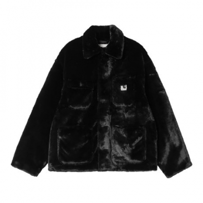 CARHARTT WIP - W' OLNEY MICHIGAN COAT - NOIR