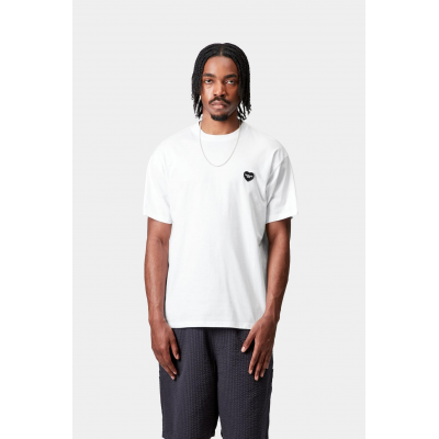 CARHARTT WIP - S/S HEART II HARTT T-SHIRT - BLANC
