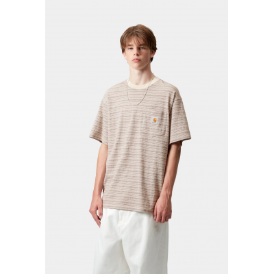 CARHARTT WIP - S/S GELLAR POCKET T-SHIRT - BEIGE