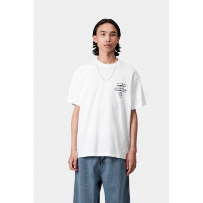 CARHARTT WIP - S/S SANDWICH T-SHIRT - BLANC