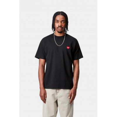 CARHARTT WIP - S/S HEART II HARTT T-SHIRT - NOIR