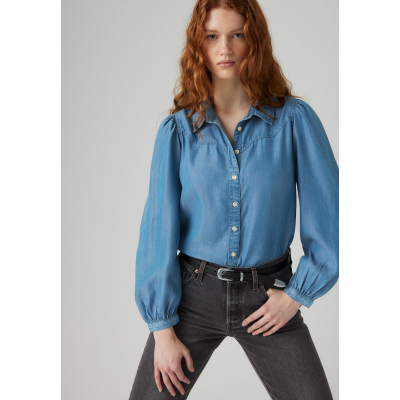 LEVIS - JOURNEY WSTRN FSHN SHIRT BRIGHT MID STON - BLEU