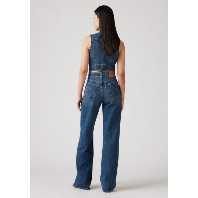 LEVIS - RIBCAGE WIDE LEG H223 POLAR PERIMITER - BLEU
