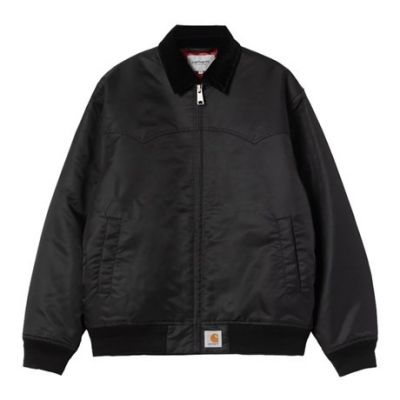 CARHARTT WIP - SANTA FE ALUMNI JACKET - NOIR