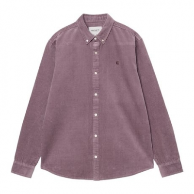 CARHARTT WIP - L/S MADISON CORD SHIRT - ROSE