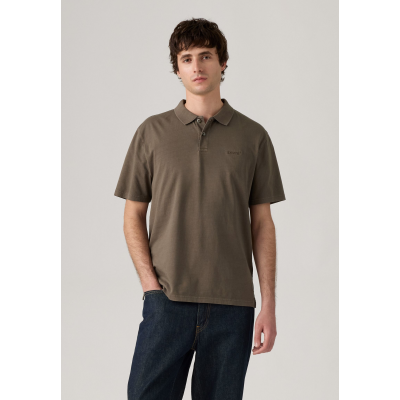LEVIS - AUTHENTIC POLO GARMENT DYE H225 MAITAKE - MARRON