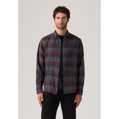 LEVIS - AUTHENTIC BUTTON DOWN BENNETT PLAID NAVY - BENNETT NAVY