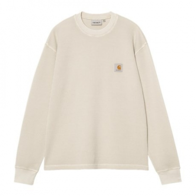 CARHARTT WIP - L/S VISTA WAFFLE T-SHIRT - BLANC