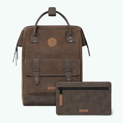 CABAIA - ADVENTURER WAXED COTTON M SOYO - MARRON