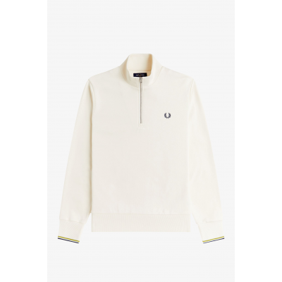FRED PERRY - HALF ZIP SWEATSHIRT
