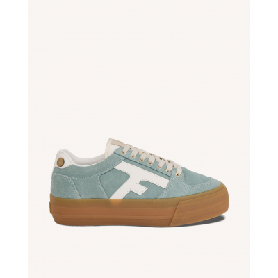 FAGUO - WALNUT PLATFORM TENNIS SUEDE