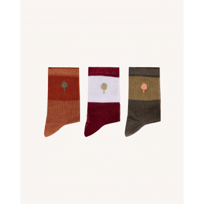 FAGUO - SPORT SOCKS X3 UNDERWEAR KNIT - MULTICOLORE