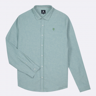 FAGUO - IRATY SHIRT WOVEN - BLEU