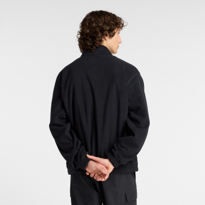 NEW BALANCE - POLAR FLEECE 1/2 ZIP - NOIR