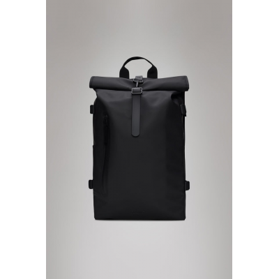 RAINS - ROLLTOP RUCKSACK LARGE W3 - NOIR