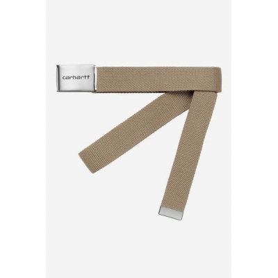 CARHARTT WIP - CLIP BELT CHROME - BEIGE