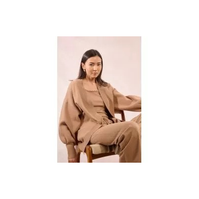 MOLLY BRACKEN - LADIES KNITTED CARDIGAN - BEIGE