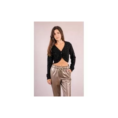 MOLLY BRACKEN - LADIES KNITTED BOLERO - NOIR